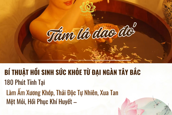 TẮM LÁ DAO ĐỎ