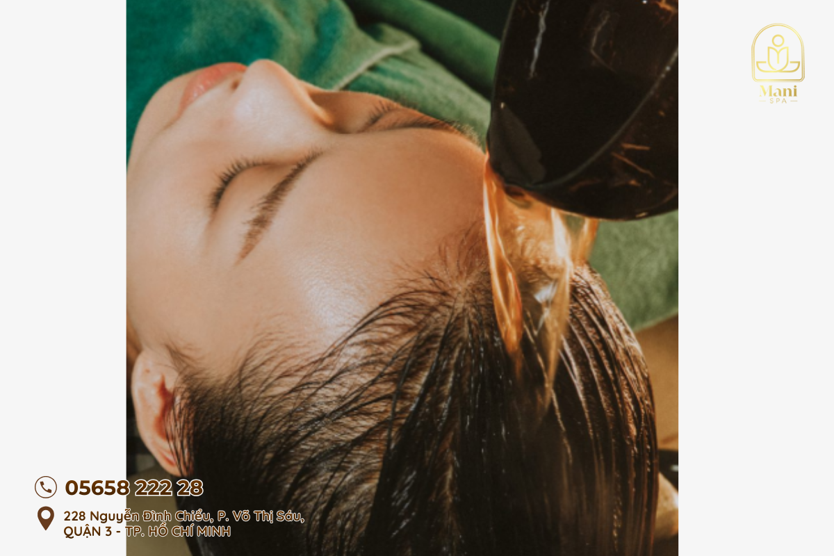 Gội đầu dưỡng sinh kết hợp massage cổ vai gáy - Mani Mani Spa 