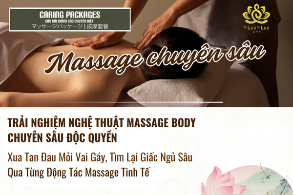 massage body chuyên sâu tại Mani Mani Spa