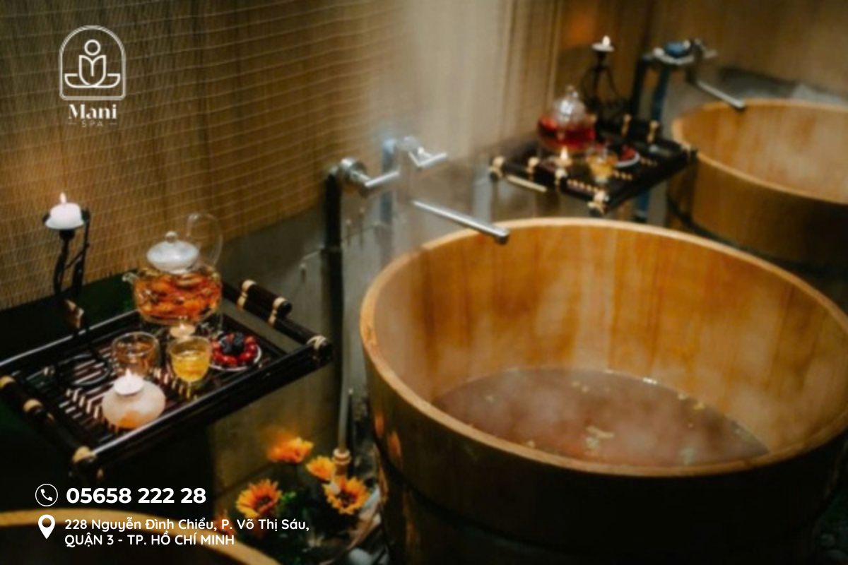 Tắm lá dao đỏ quận 3 TP.HCM - Mani Mani Spa 